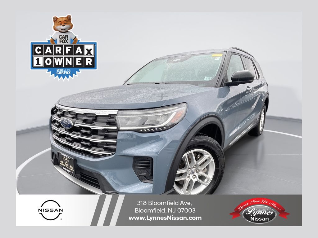 Vapor Blue 2025 Ford Explorer Active AWD SUV / Crossover All-Wheel Drive Automatic