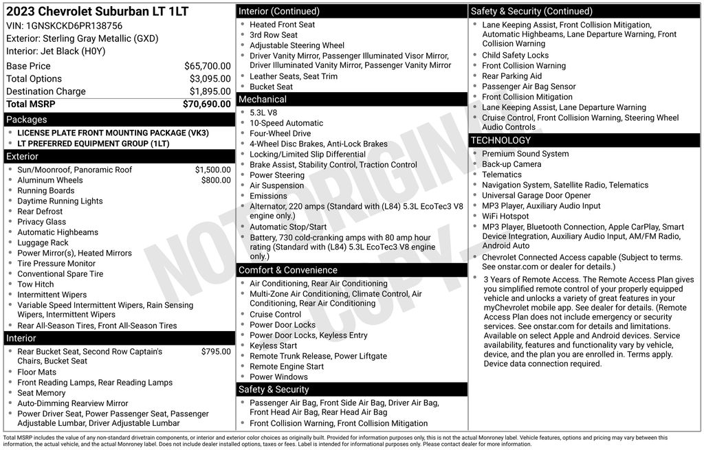 Used 2023 Chevrolet Suburban SUV