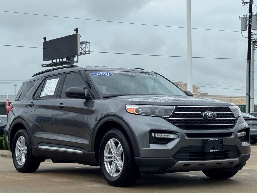 2023 Ford Explorer XLT Gray at AutoSavvy Houston Southwest