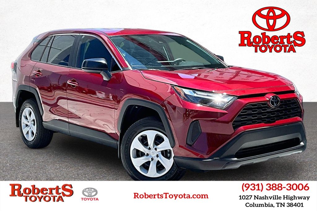 Red (Ruby Flare Pearl) 2024 Toyota RAV4 LE FWD SUV / Crossover Front-Wheel Drive 8-Speed Automatic