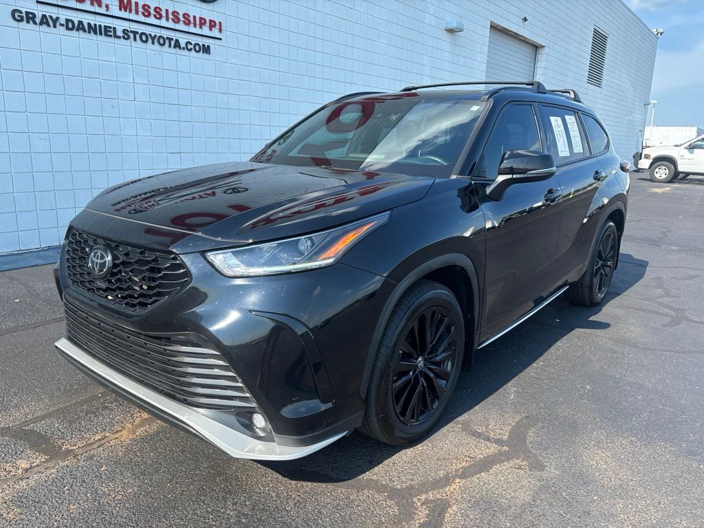 Midnight Black Metallic 2024 Toyota Highlander SUV / Crossover Front-Wheel Drive 8-Speed Automatic