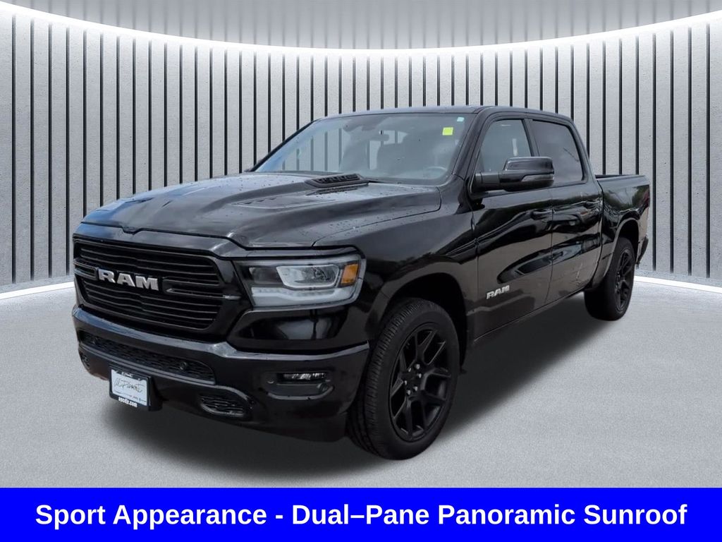 Diamond Black 2023 RAM 1500 Pickup Truck Four-Wheel Drive 8-Speed Automatic