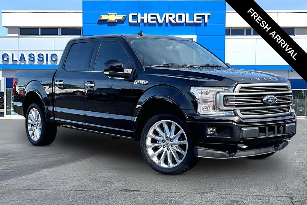 Black 2020 Ford F-150 Pickup Truck Four-Wheel Drive Automatic