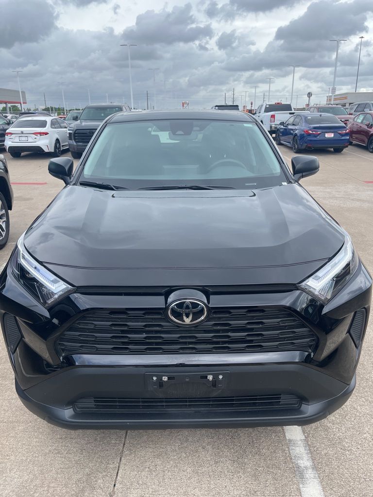 Midnight Black Metallic 2025 Toyota RAV4 LE FWD SUV / Crossover Front-Wheel Drive 8-Speed Automatic