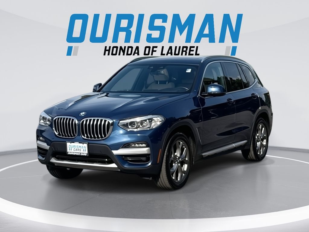 Phytonic Blue Metallic 2021 BMW X3 xDrive30i AWD SUV / Crossover All-Wheel Drive 8-Speed Automatic