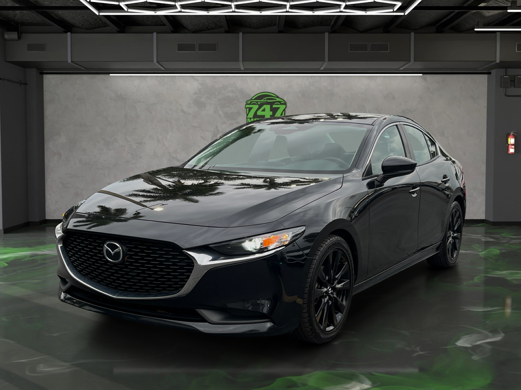 Jet Black Mica 2024 Mazda MAZDA3 2.5 S Select Sport FWD Sedan Front-Wheel Drive 6-Speed Automatic