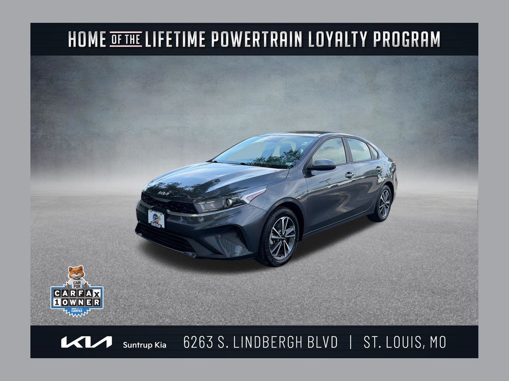 Gravity Gray 2024 Kia Forte Sedan Front-Wheel Drive Continuously Variable Transmission