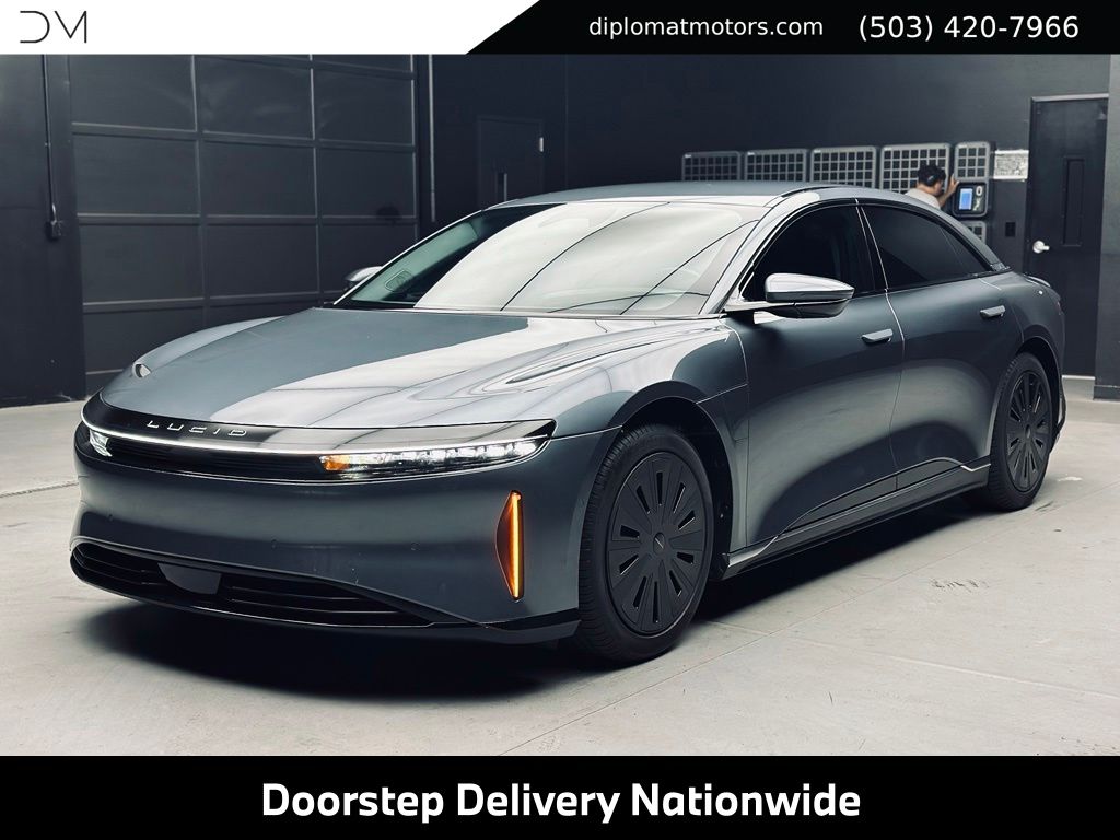 Gray 2025 Lucid Air Sedan Rear-Wheel Drive 1-Speed Automatic