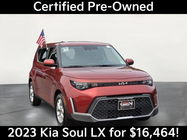 Mars Orange 2023 Kia Soul SUV / Crossover Front-Wheel Drive Continuously Variable Transmission