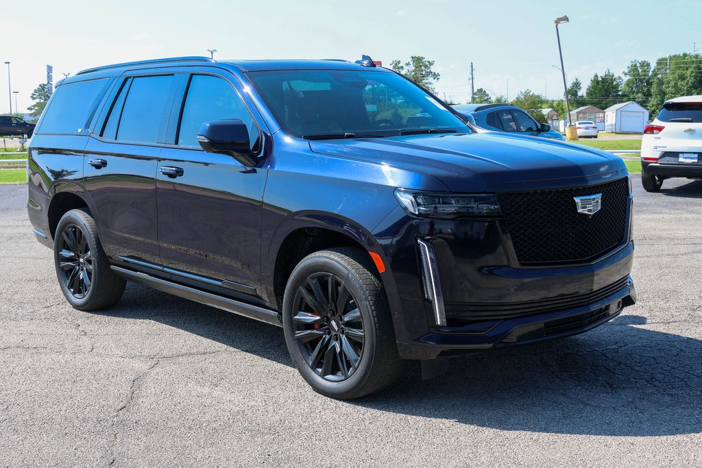 Dark Moon Blue Metallic 2022 Cadillac Escalade SUV / Crossover Four-Wheel Drive Automatic