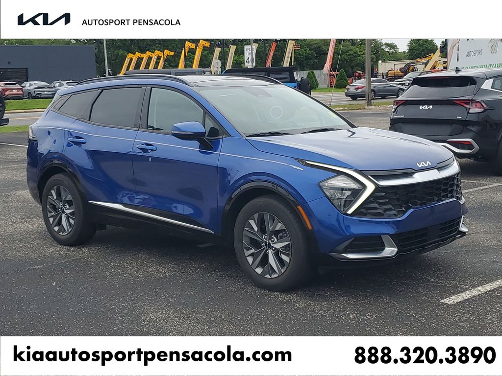 Sapphire Blue 2023 Kia Sportage SX FWD SUV / Crossover Front-Wheel Drive 8-Speed Automatic