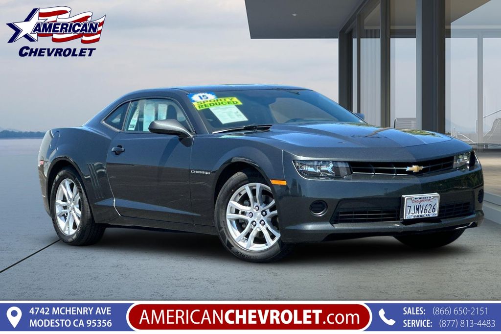 Ashen Gray Metallic 2015 Chevrolet Camaro 2LS Coupe RWD Coupe Rear-Wheel Drive 6-Speed Automatic