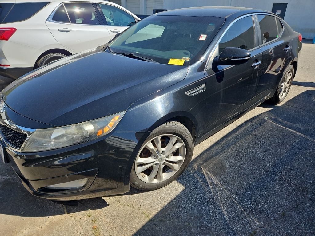 Ebony Black 2012 Kia Optima Sedan Front-Wheel Drive 6-Speed Automatic