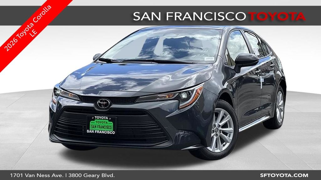 Underground 2026 Toyota Corolla Sedan Front-Wheel Drive Continuously Variable Transmission