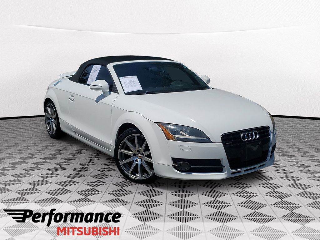 White 2009 Audi TT Convertible  6-Speed Automatic