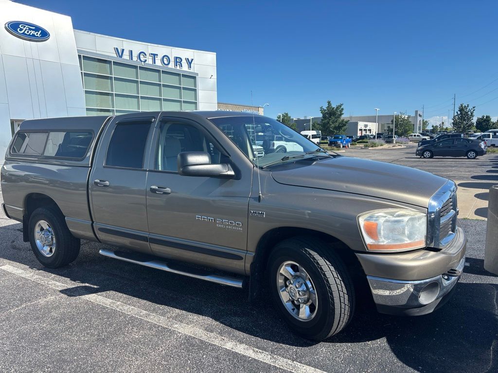Brown (Light Khaki Metallic) 2006 Dodge RAM 2500 SLT Quad Cab RWD Pickup Truck 4X2 5-Speed Automatic