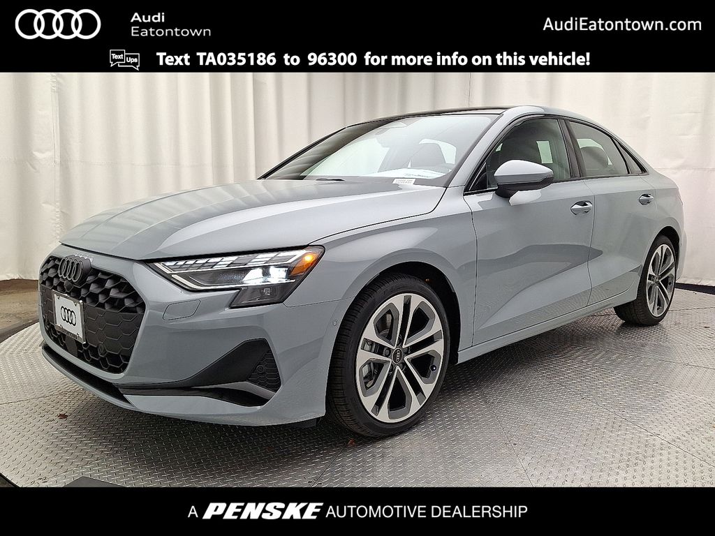 Gray Pearl 2026 Audi A3 Sedan All-Wheel Drive 7-Speed Automatic