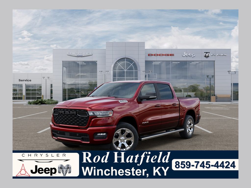 Delmonico Red Pearlcoat 2026 RAM 1500 Big Horn Crew Cab 4WD Pickup Truck Four-Wheel Drive 8-Speed Automatic