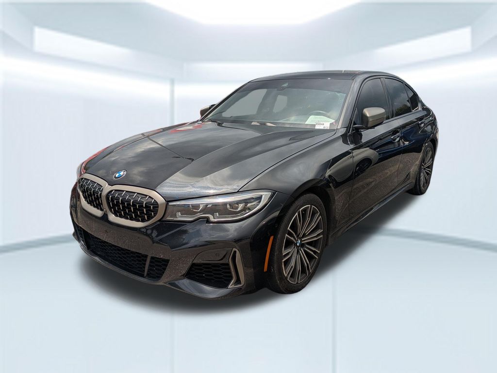 Black Sapphire Metallic 2021 BMW 3 Series Sedan Rear-Wheel Drive 8-Speed Automatic
