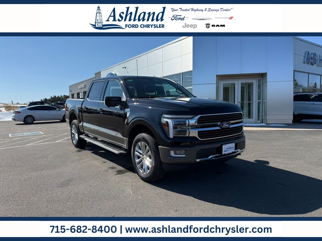 Black 2026 Ford F-150 King Ranch SuperCrew 4WD Pickup Truck Four-Wheel Drive Automatic