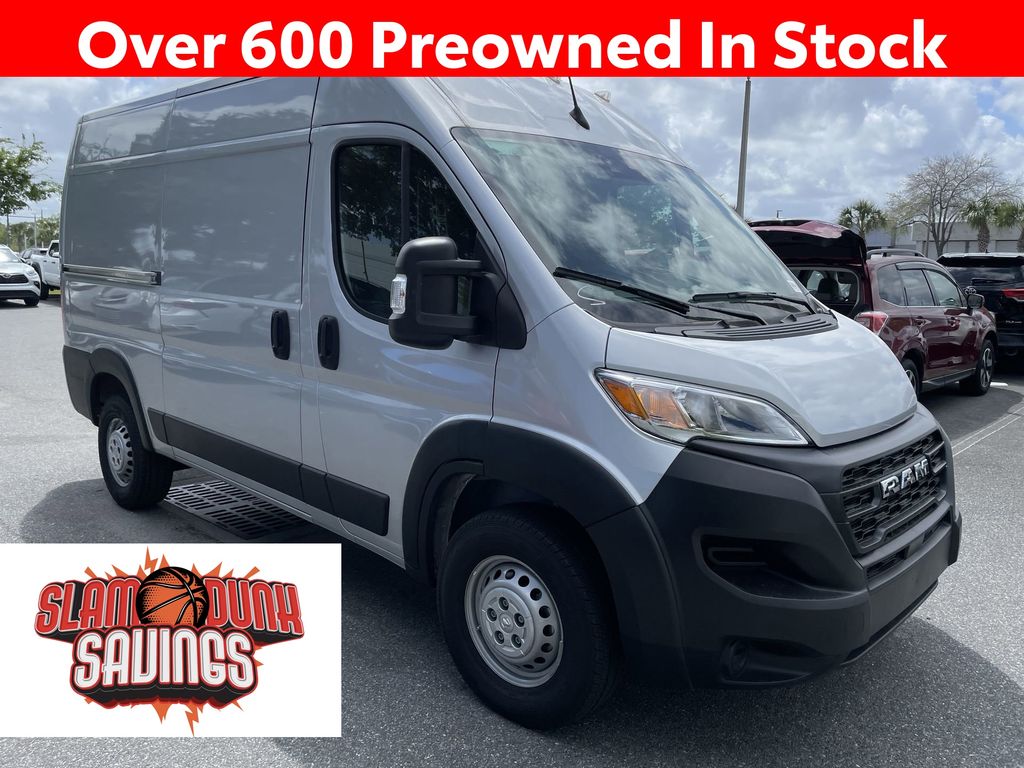Bright Silver Metallic Clearcoat 2025 RAM ProMaster 3500 Tradesman 136 High Roof Cargo Van FWD Van Front-Wheel Drive 9-Speed Automatic