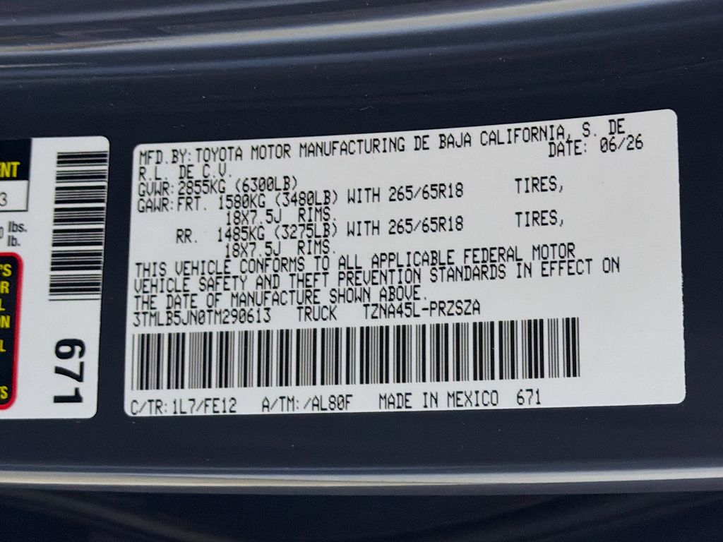 New 2026 Toyota Tacoma Truck