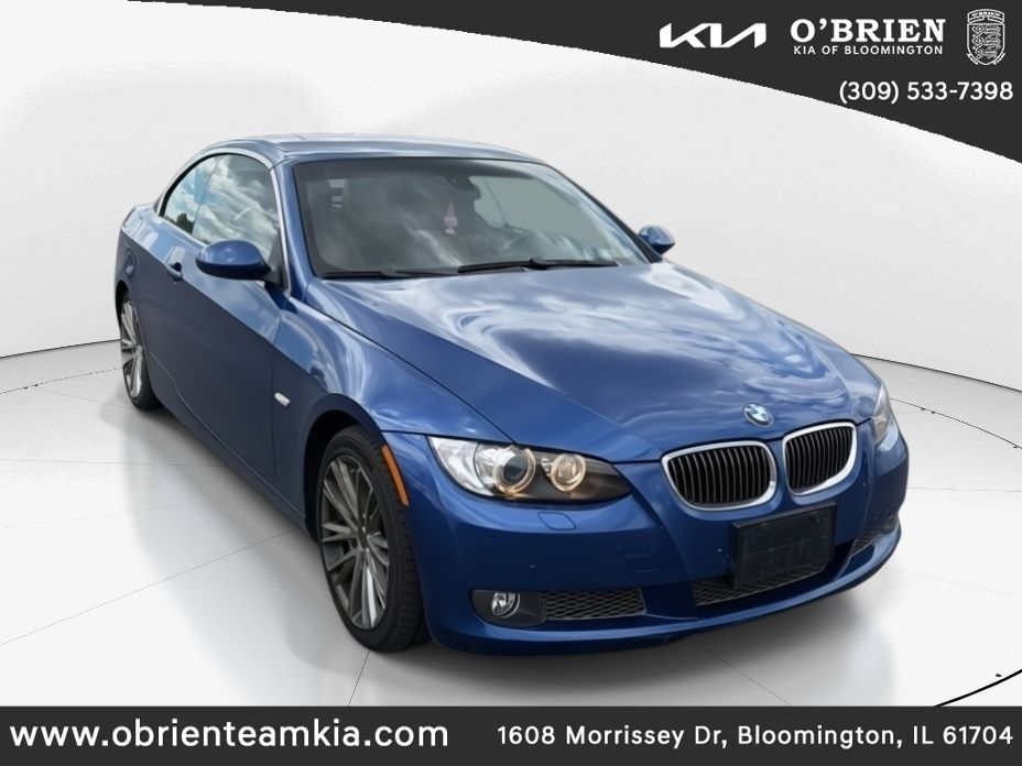 Montego Blue Metallic 2008 BMW 3 Series 335i Convertible RWD Convertible Rear-Wheel Drive 6-Speed Automatic