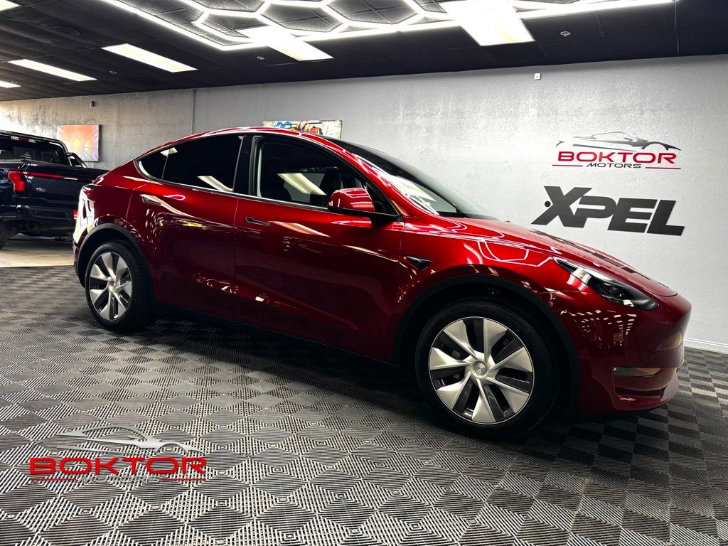 Ultra Red 2024 Tesla Model Y Long Range AWD SUV / Crossover All-Wheel Drive 1-Speed Automatic
