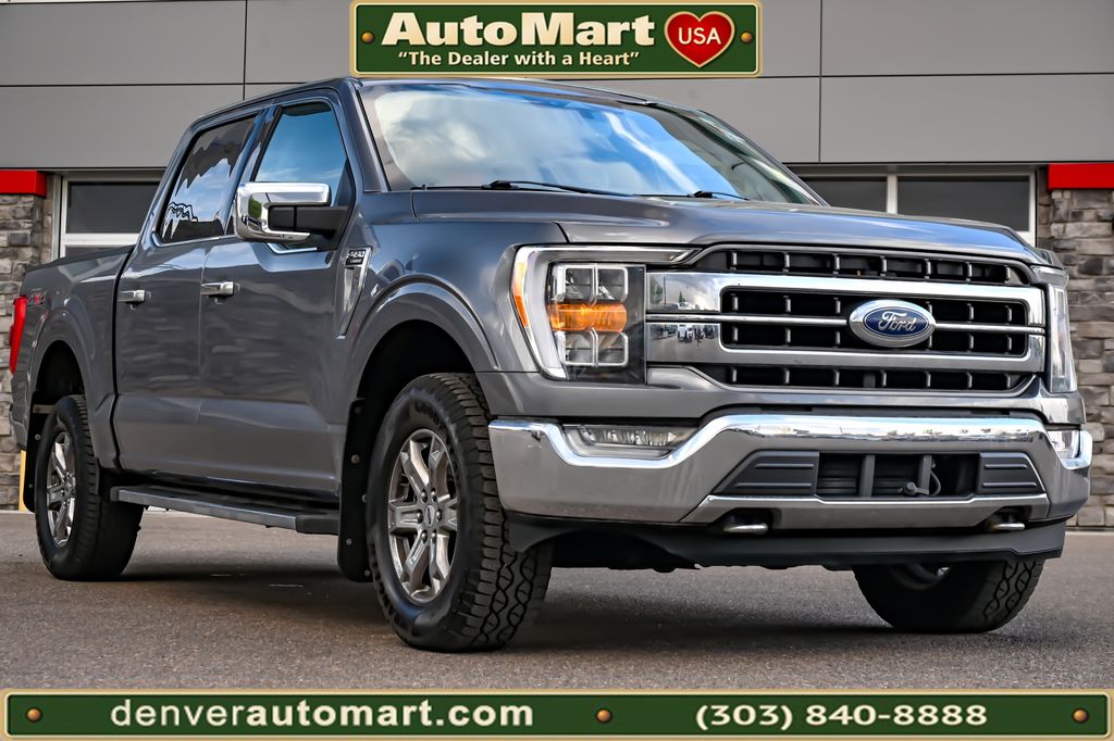 Carbonized Gray Metallic 2021 Ford F-150 Pickup Truck Four-Wheel Drive Automatic