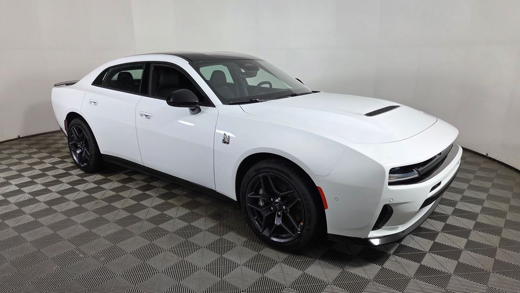 Bright White Clearcoat 2026 Dodge Charger Scat Pack Sedan AWD Sedan All-Wheel Drive 8-Speed Automatic