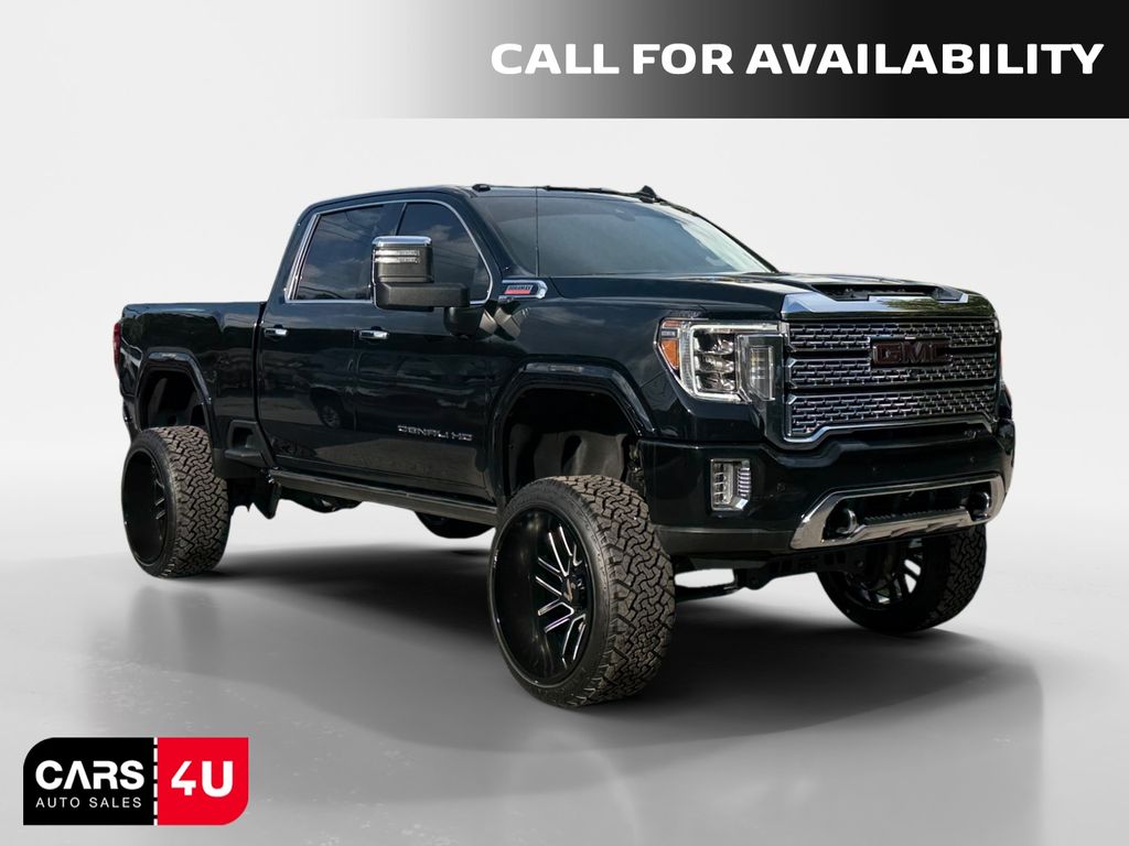 Onyx Black 2021 GMC Sierra 2500HD Pickup Truck Four-Wheel Drive Automatic