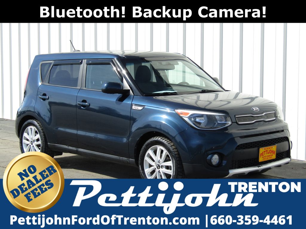 Mysterious Blue 2018 Kia Soul + Wagon Front-Wheel Drive 6-Speed Automatic