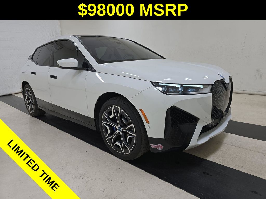 Alpine White 2023 BMW iX SUV / Crossover All-Wheel Drive Automatic