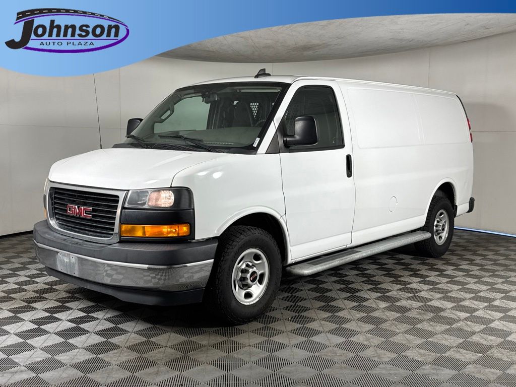 Summit White 2020 GMC Savana Cargo Van Rear-Wheel Drive 6-Speed Automatic Overdrive