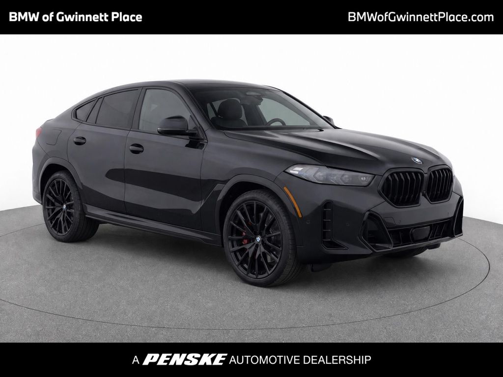 Carbon Black Metallic 2025 BMW X6 SUV / Crossover All-Wheel Drive 8-Speed Automatic