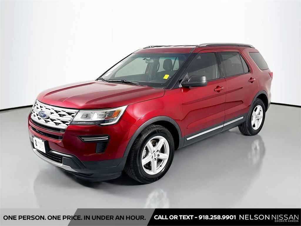 Ruby Red Metallic 2019 Ford Explorer XLT SUV / Crossover Front-Wheel Drive 6-Speed Automatic