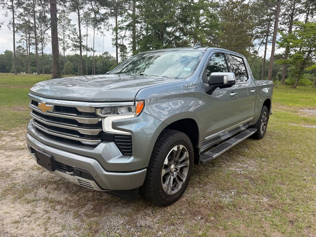 Sterling Gray Metallic 2023 Chevrolet Silverado 1500 Pickup Truck Four-Wheel Drive Automatic