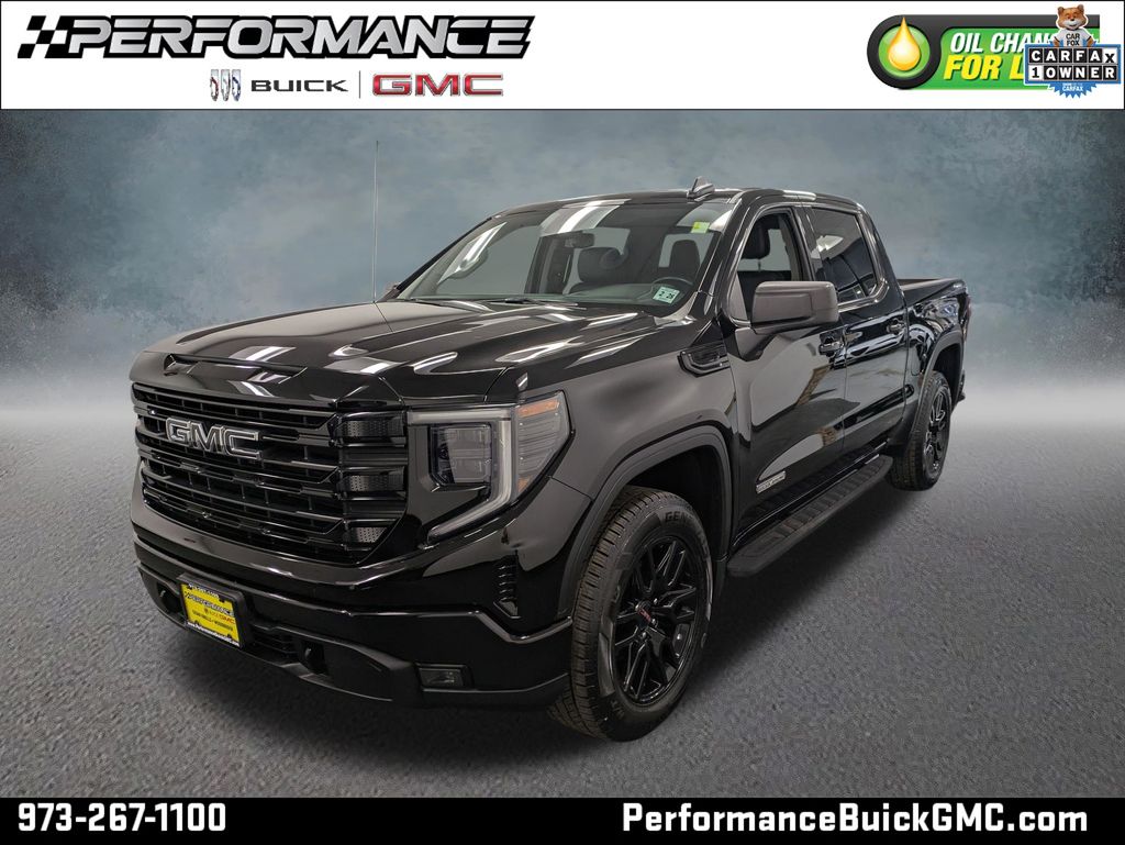 Onyx Black 2023 GMC Sierra 1500 Elevation Crew Cab 4WD Pickup Truck Four-Wheel Drive 8-Speed Automatic