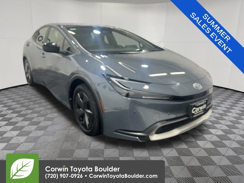Gray 2026 Toyota Prius Plug-In Hybrid Hatchback Front-Wheel Drive Continuously Variable Transmission