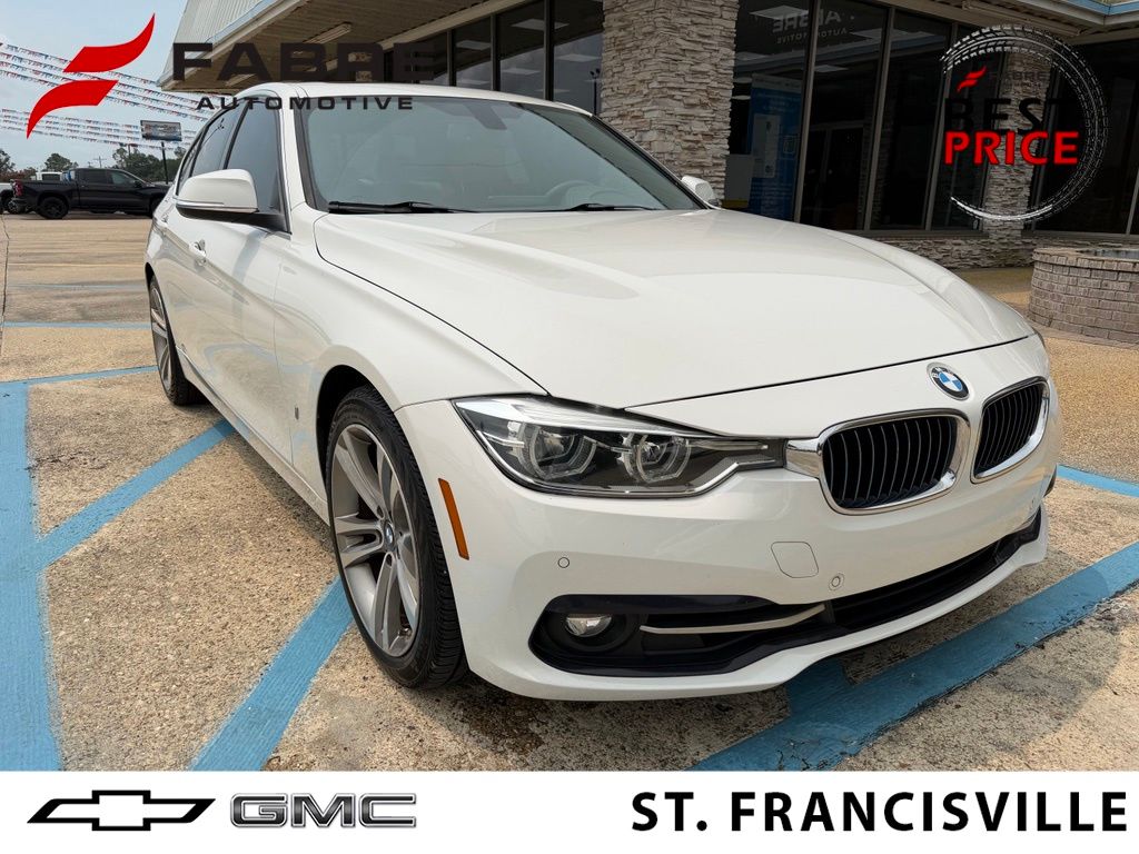Alpine White 2018 BMW 3 Series Sedan Rear-Wheel Drive 8-Speed Automatic