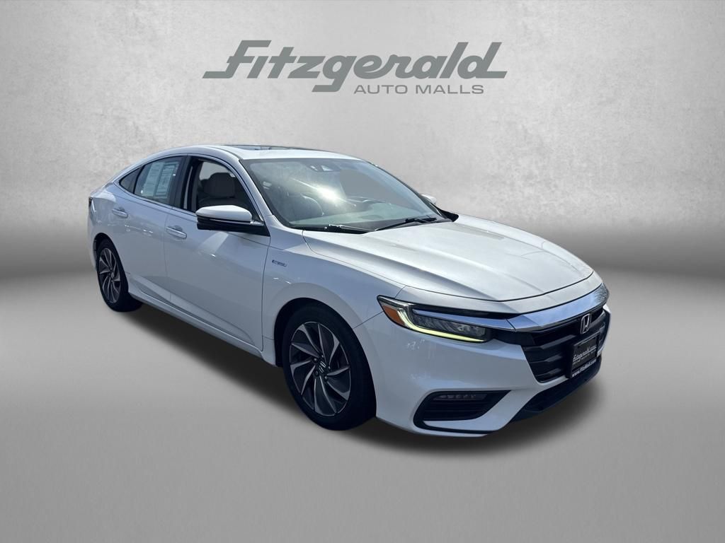 White Orchid 2019 Honda Insight Touring Sedan FWD Sedan Front-Wheel Drive Continuously Variable Transmission