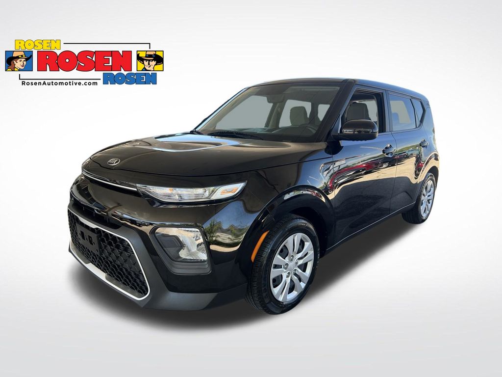 Cherry Black 2021 Kia Soul SUV / Crossover Front-Wheel Drive Continuously Variable Transmission