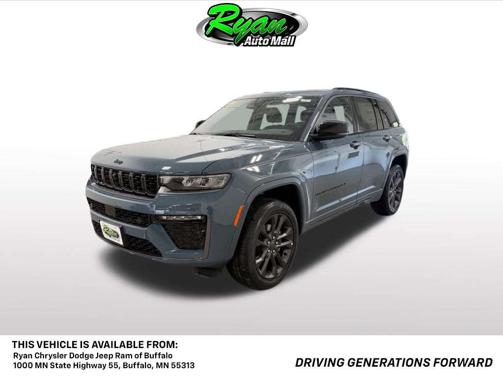 Gray (Steel Blue) 2026 Jeep Grand Cherokee SUV / Crossover Four-Wheel Drive 8-Speed Automatic