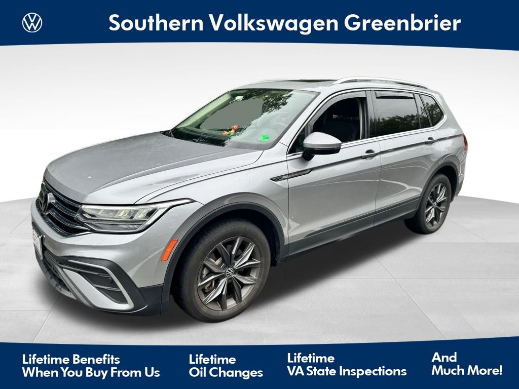 Pyrite Silver Metallic 2022 Volkswagen Tiguan SUV / Crossover All-Wheel Drive 8-Speed Automatic