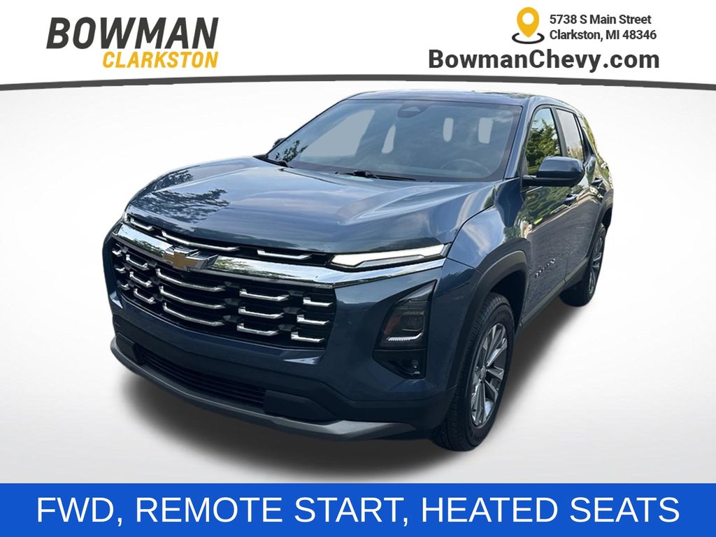 Lakeshore Blue Metallic 2025 Chevrolet Equinox SUV / Crossover Front-Wheel Drive Continuously Variable Transmission