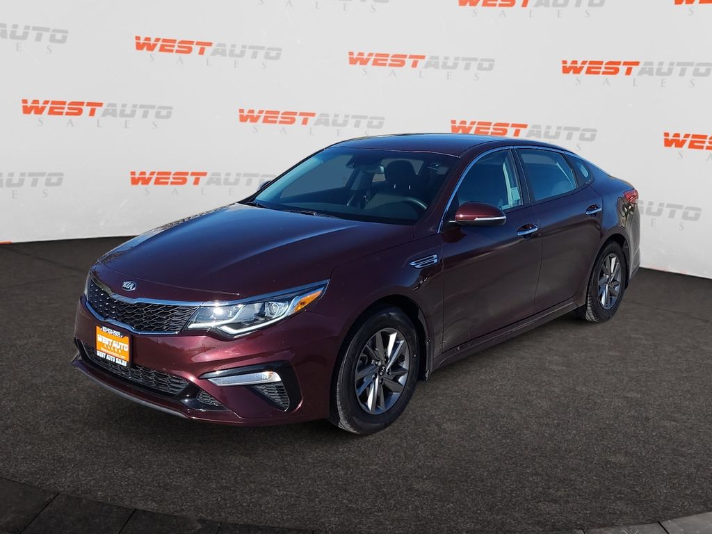 Red (Sangria) 2019 Kia Optima LX FWD Sedan Front-Wheel Drive 6-Speed Automatic