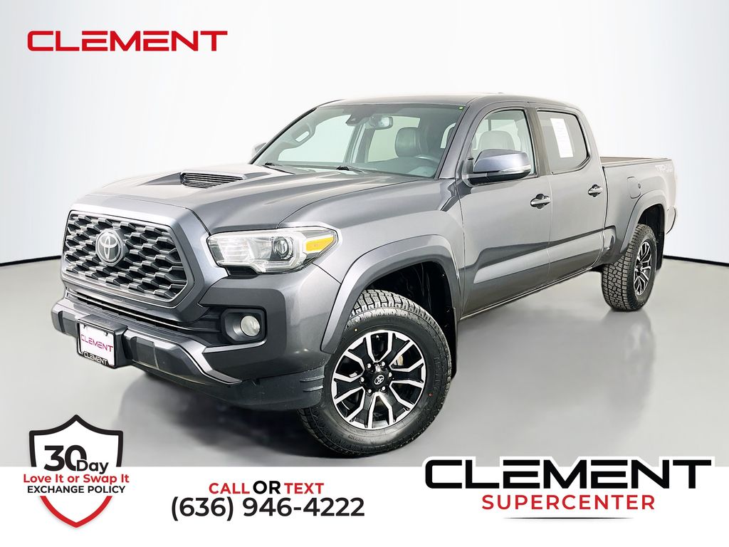 Cement 2021 Toyota Tacoma TRD Sport Double Cab LB 4WD Pickup Truck Four-Wheel Drive 6-Speed Automatic