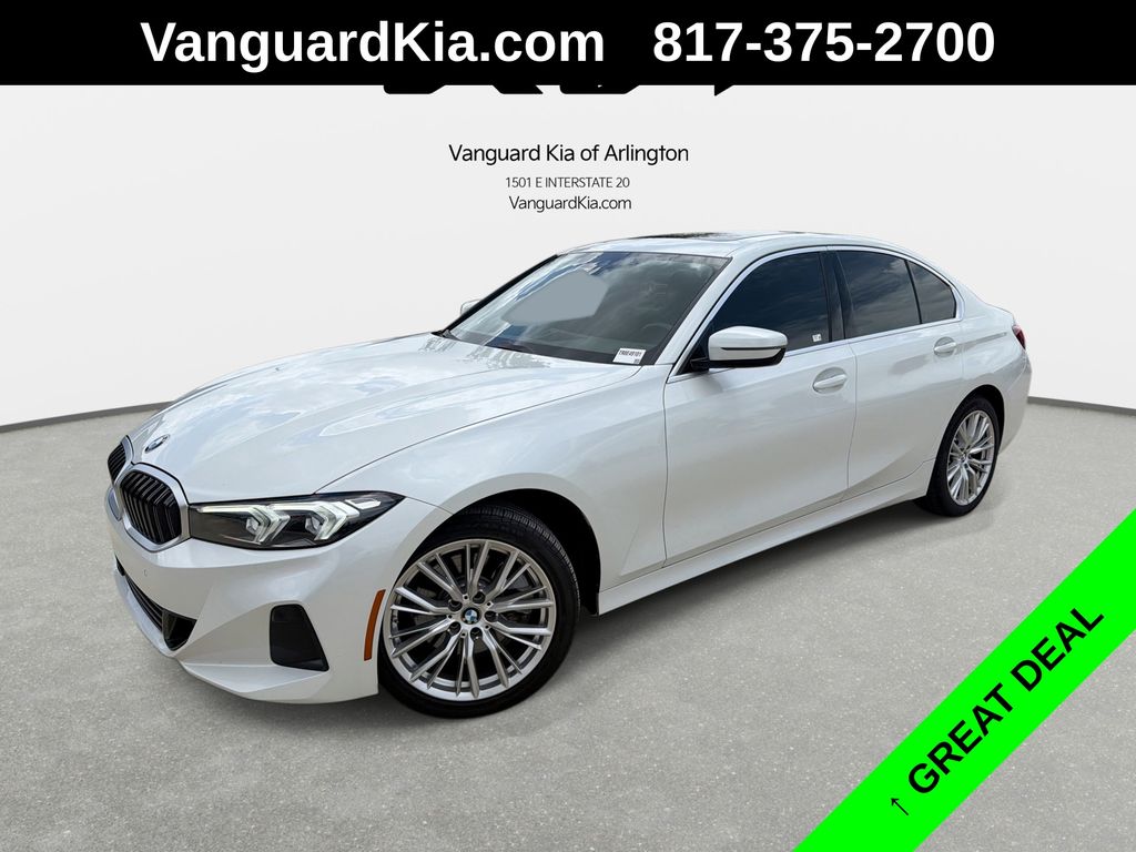 Alpine White 2024 BMW 3 Series Sedan All-Wheel Drive 8-Speed Automatic