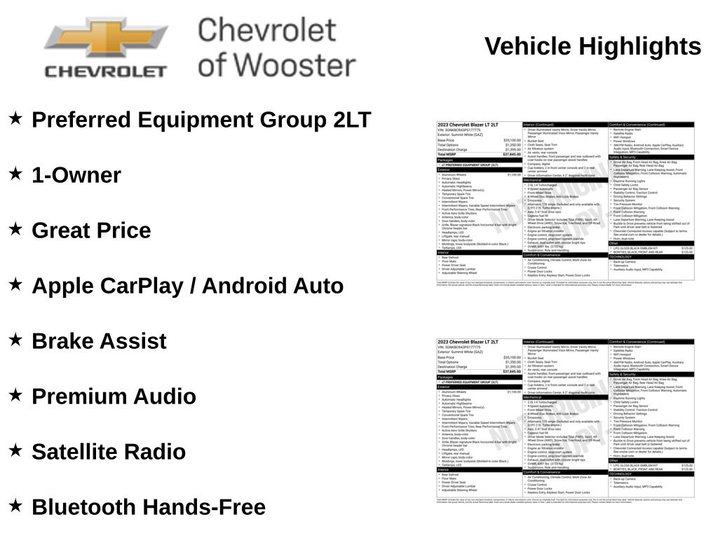 2023 Chevrolet Blazer LT - Image 2