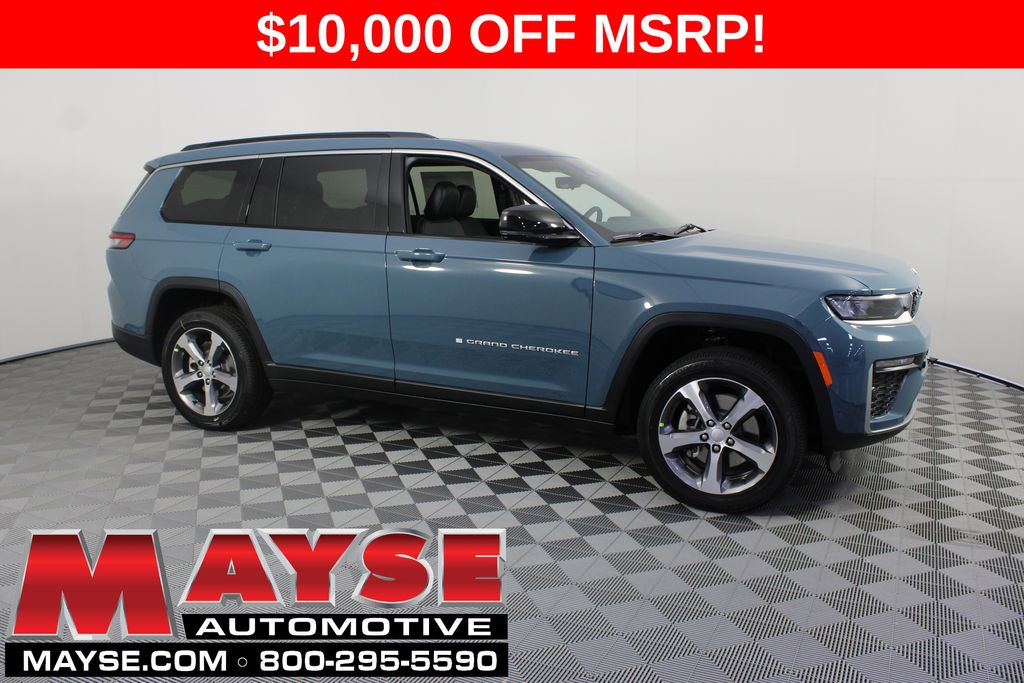 Gray (Steel Blue) 2026 Jeep Grand Cherokee L SUV / Crossover Four-Wheel Drive 8-Speed Automatic